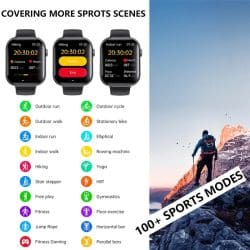 F70 Silicone Strap Large-Screen Smart Watch - gallery 04