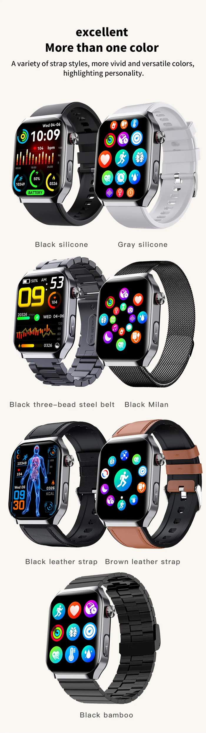 F700 Health and Fitness Smart Watch - detail 24
