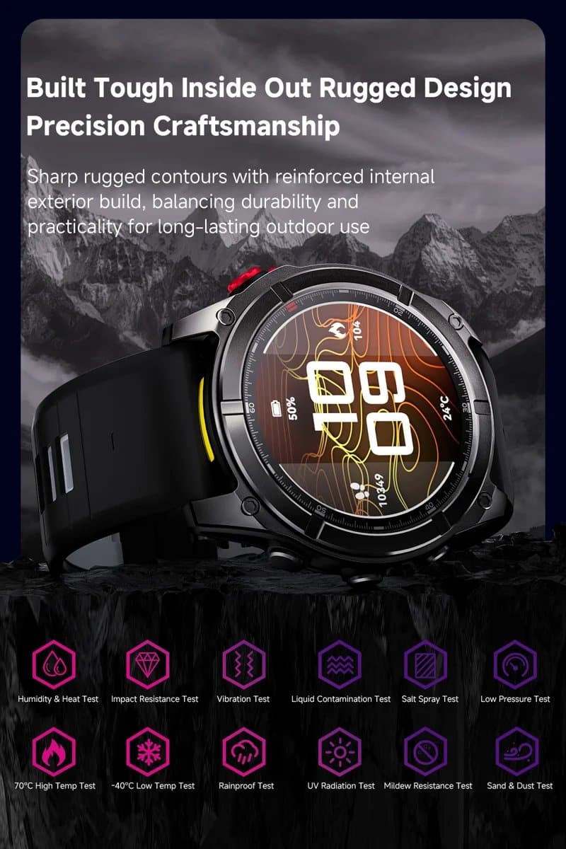 F8 Pro Outdoor AMOLED Smart Watch - detail 06