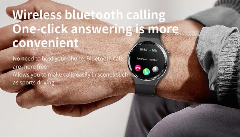 F800 Silicone Strap Round-Screen Smart Watch - detail 15