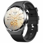 F800 Silicone Strap Round-Screen Smart Watch with 1.55-Inch 360x360 IPS Display, Bluetooth 5.3 Calls, 150+ Sports Modes, IP67, Voice Assistant and 350mAh Battery