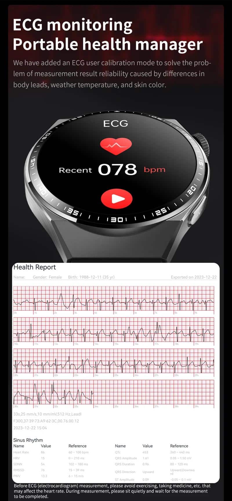 F800 Steel Strap Smart Watch - detail 05
