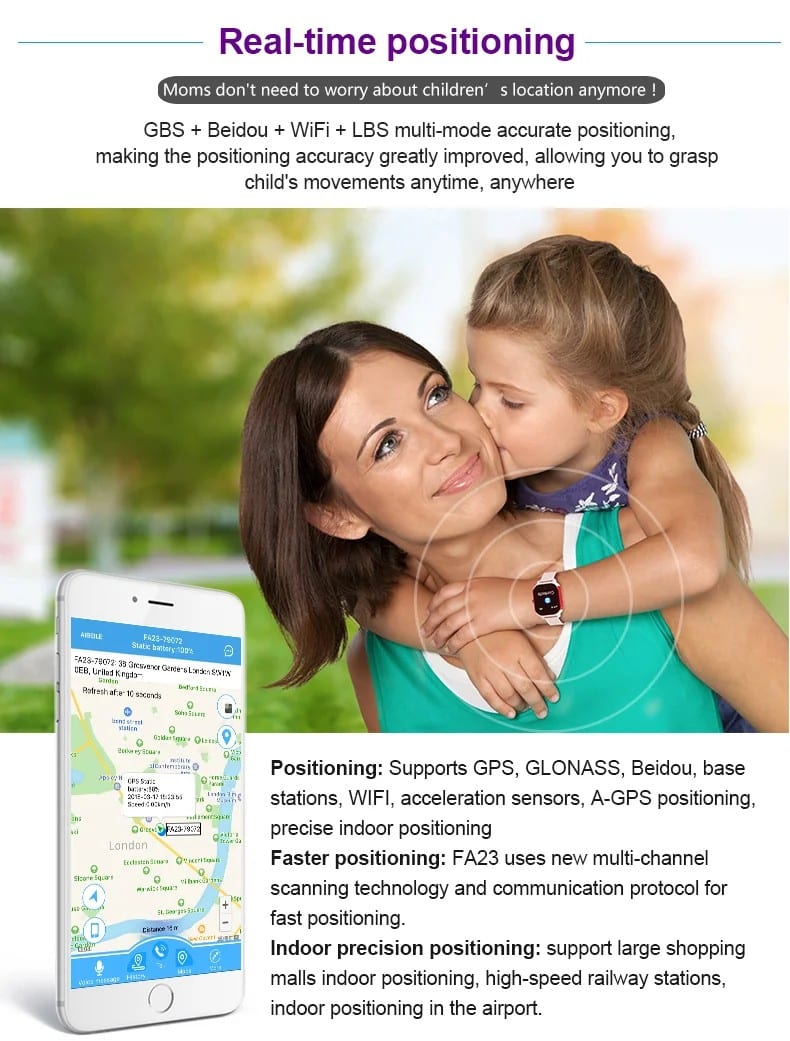 FA23 Kids GPS Smart Watch - detail 07