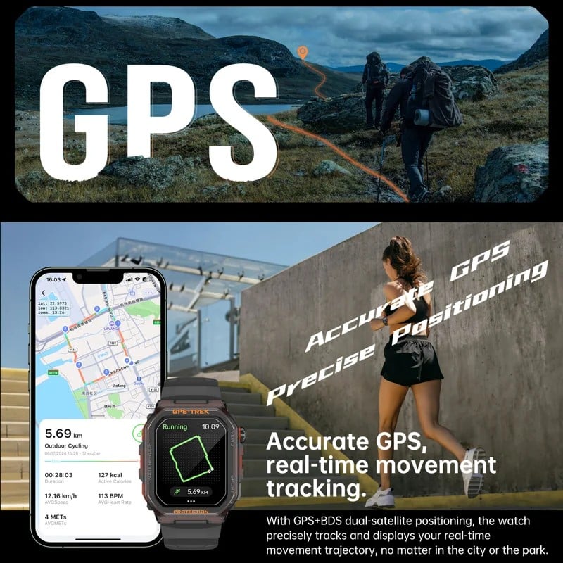 FT61 GPS Smart Watch - detail 05