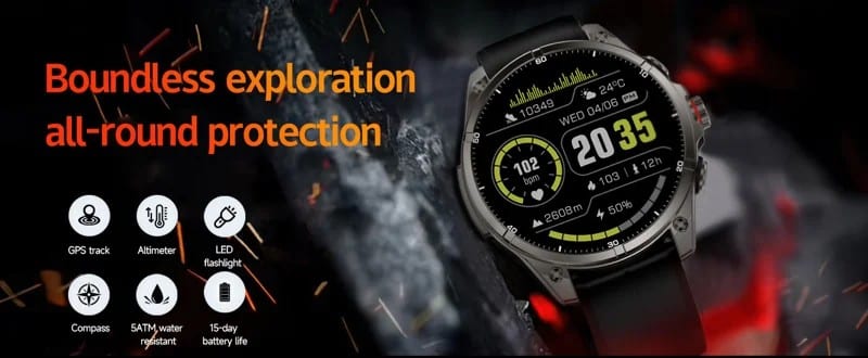 FT66 GPS Smart Watch - Outdoor features overview