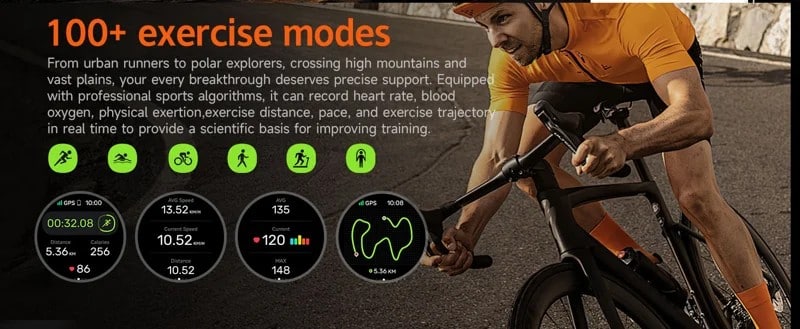 FT66 GPS Smart Watch - Sports mode selection