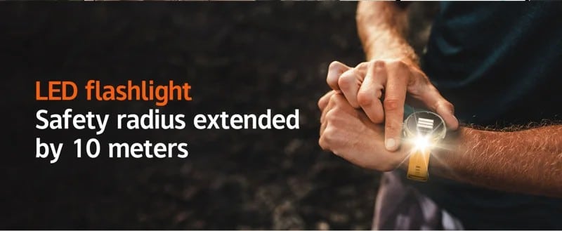 FT66 GPS Smart Watch - LED flashlight