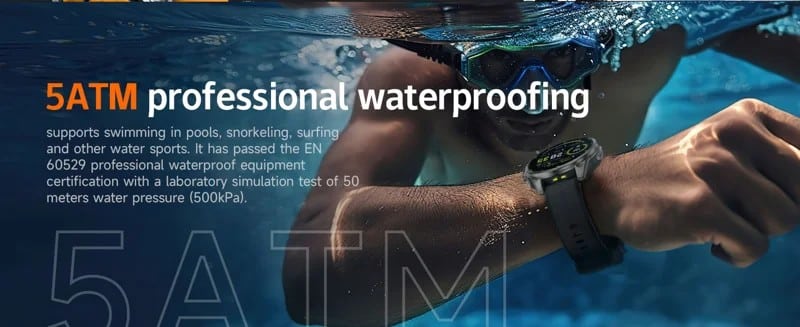 FT66 GPS Smart Watch - Water resistance