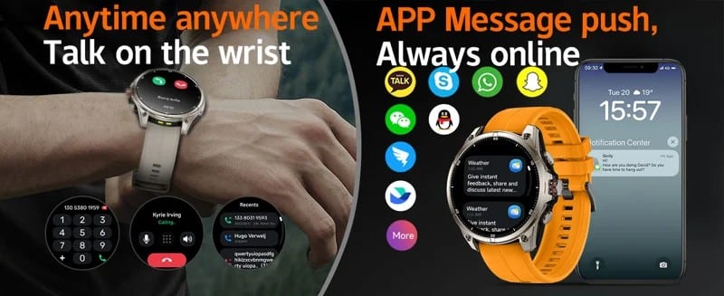 FT66 GPS Smart Watch - Bluetooth calling and alerts
