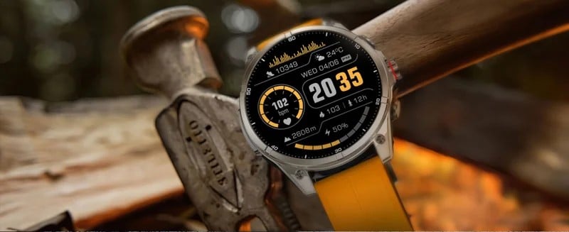FT66 GPS Smart Watch - Orange watch design