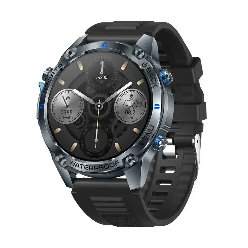 wearablemaster-g100-1-46-inch-amoled-gps-smart-watch-5atm-gallery-01 G100 1.46-Inch AMOLED GPS Smart Watch with 5ATM, 540mAh Battery, Bluetooth Calling and SOS - Image 1