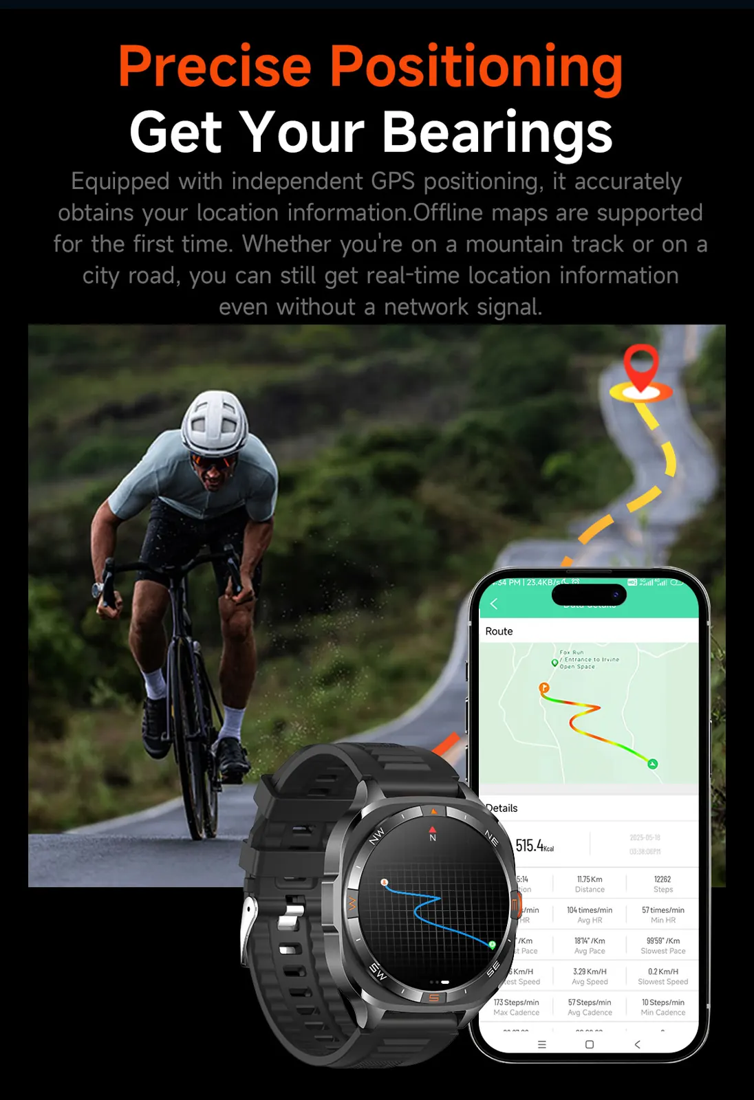G400 GPS smart watch detail image 3