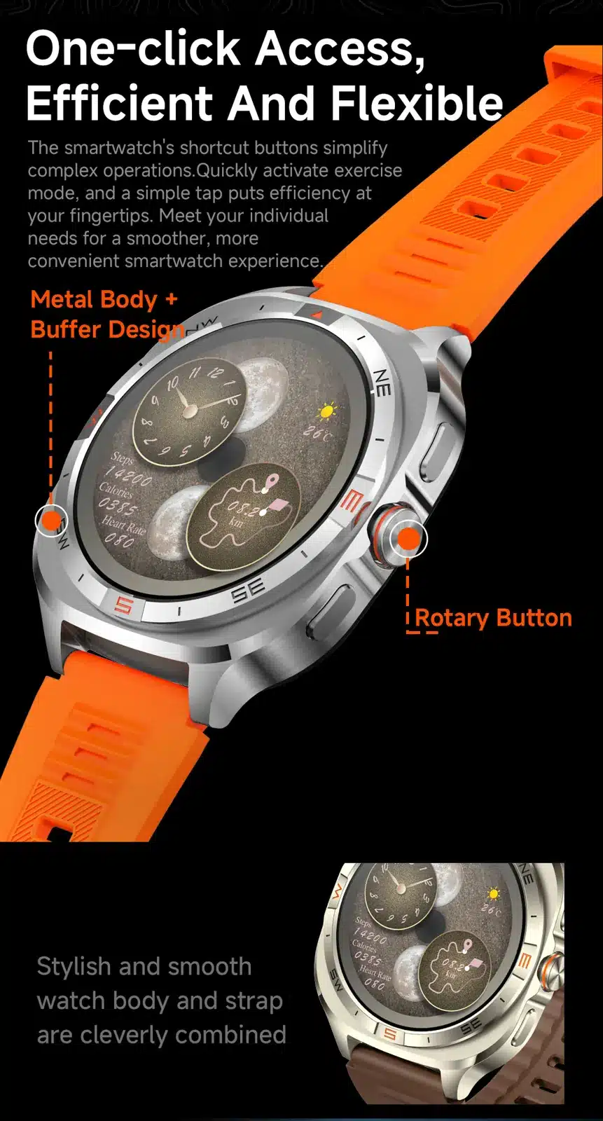 G400 GPS smart watch detail image 5
