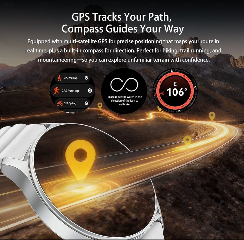 LC323 GPS Bluetooth Calling Smart Watch - detail 01