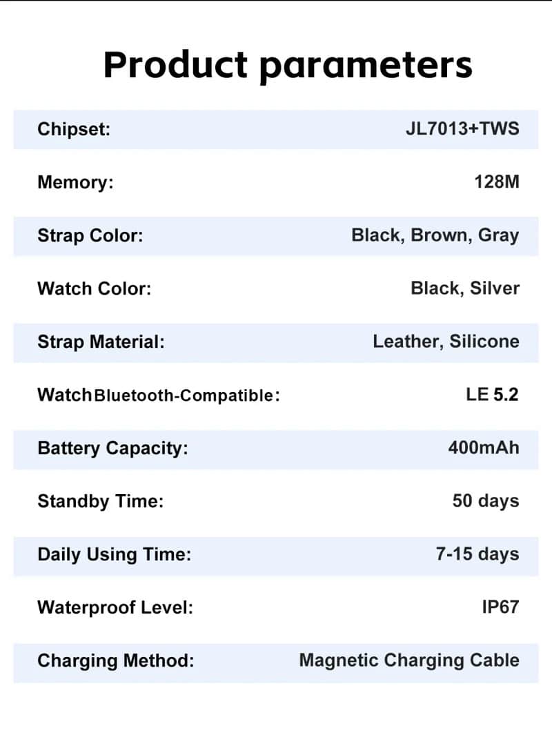 GT97 2-in-1 Smart Watch with TWS Earbuds - detail 20