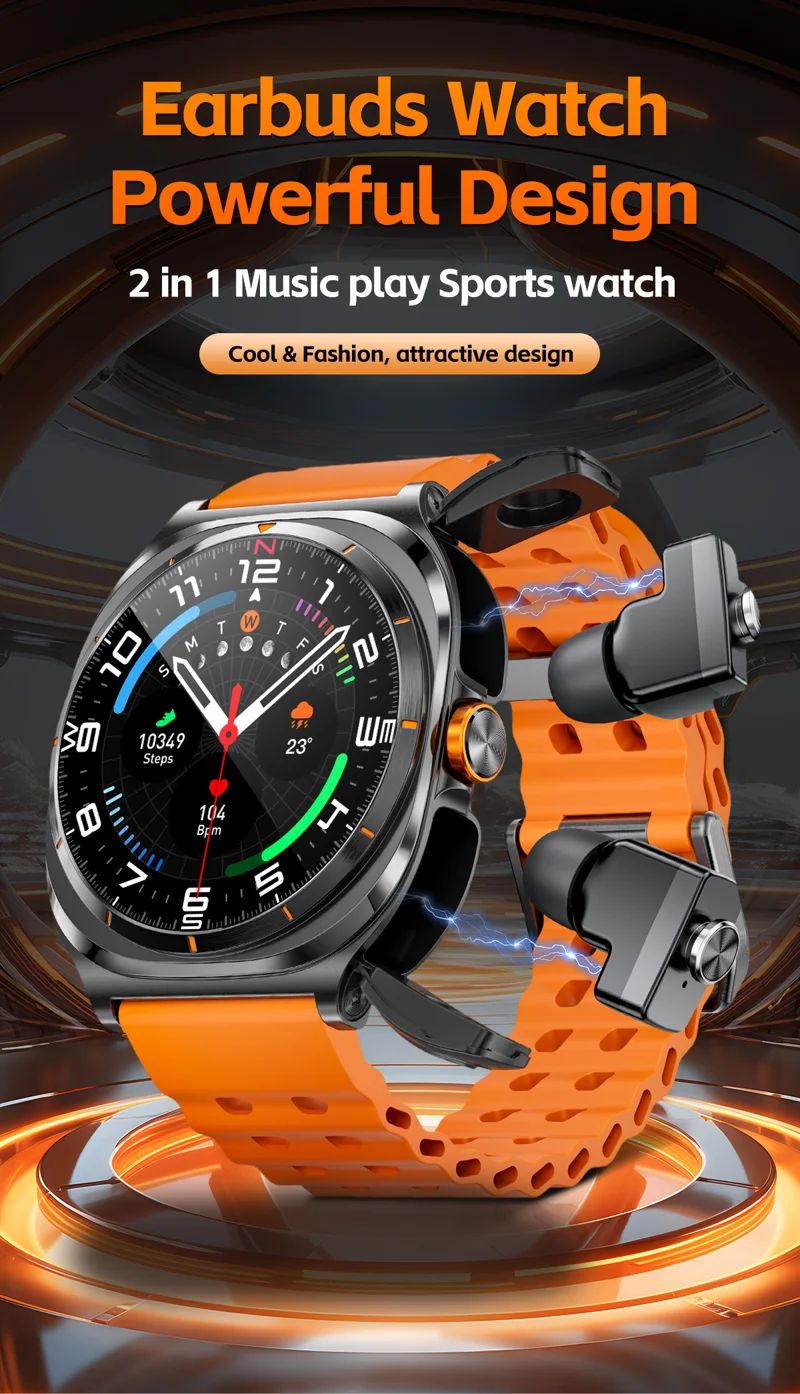 GT98 Smart Watch with TWS Earbuds - detail 01