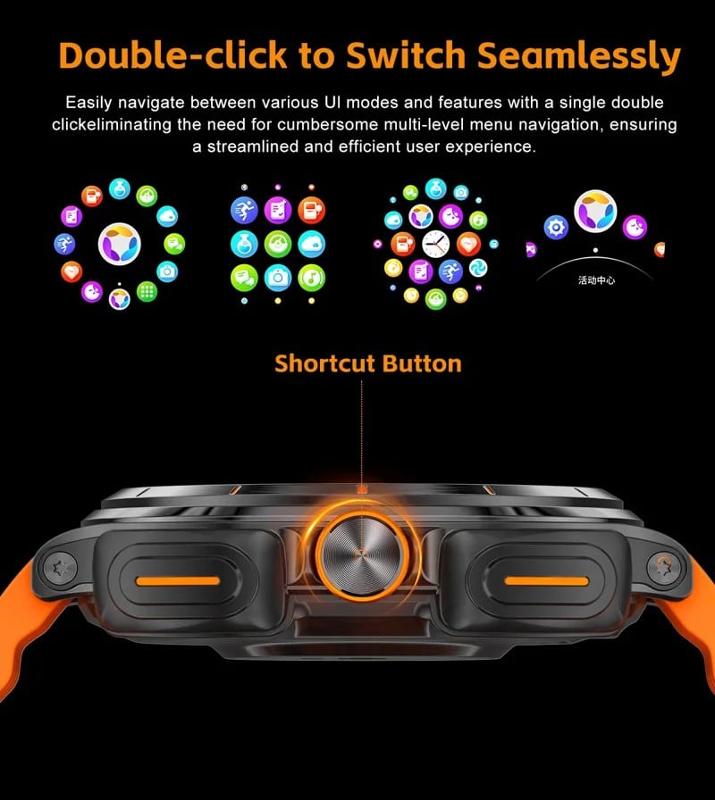 GT98 Smart Watch with TWS Earbuds - detail 06