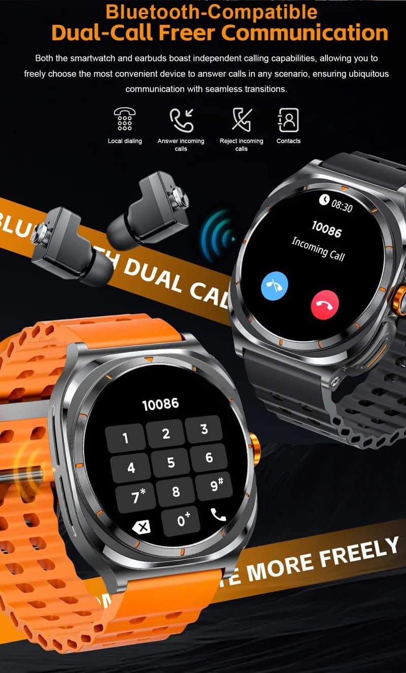 GT98 Smart Watch with TWS Earbuds - detail 13