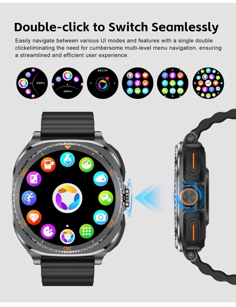 GT99 2-in-1 Smart Watch with TWS Earbuds - detail 06