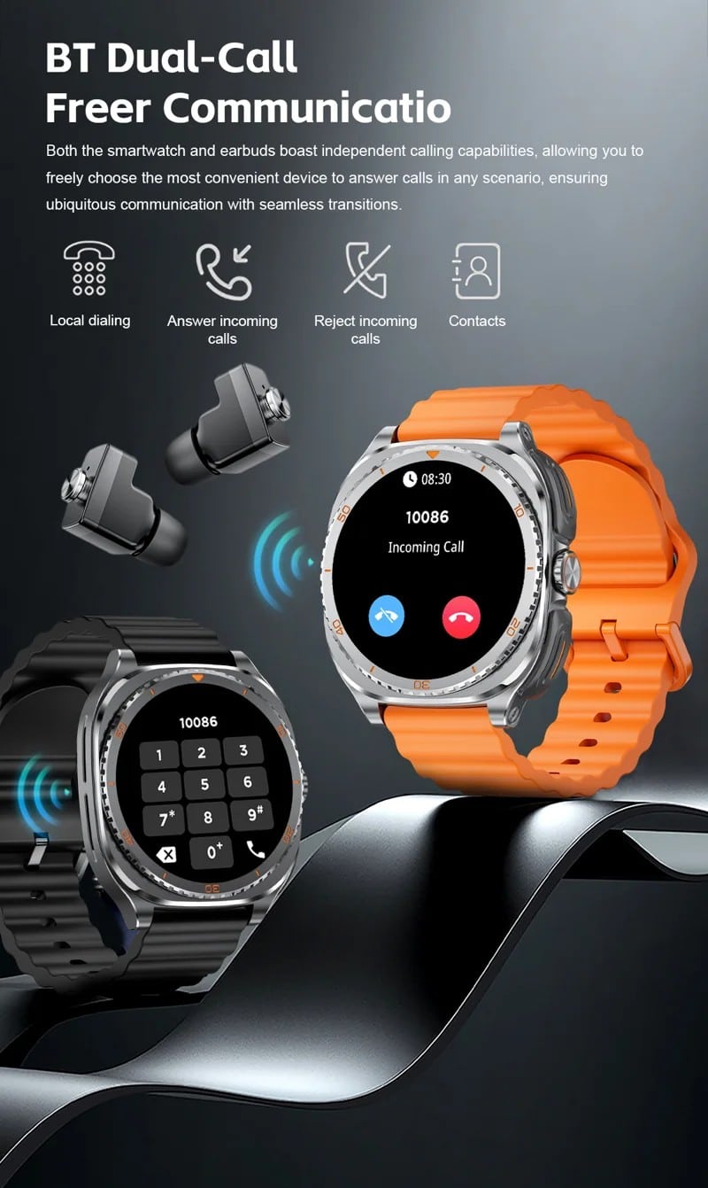 GT99 2-in-1 Smart Watch with TWS Earbuds - detail 13