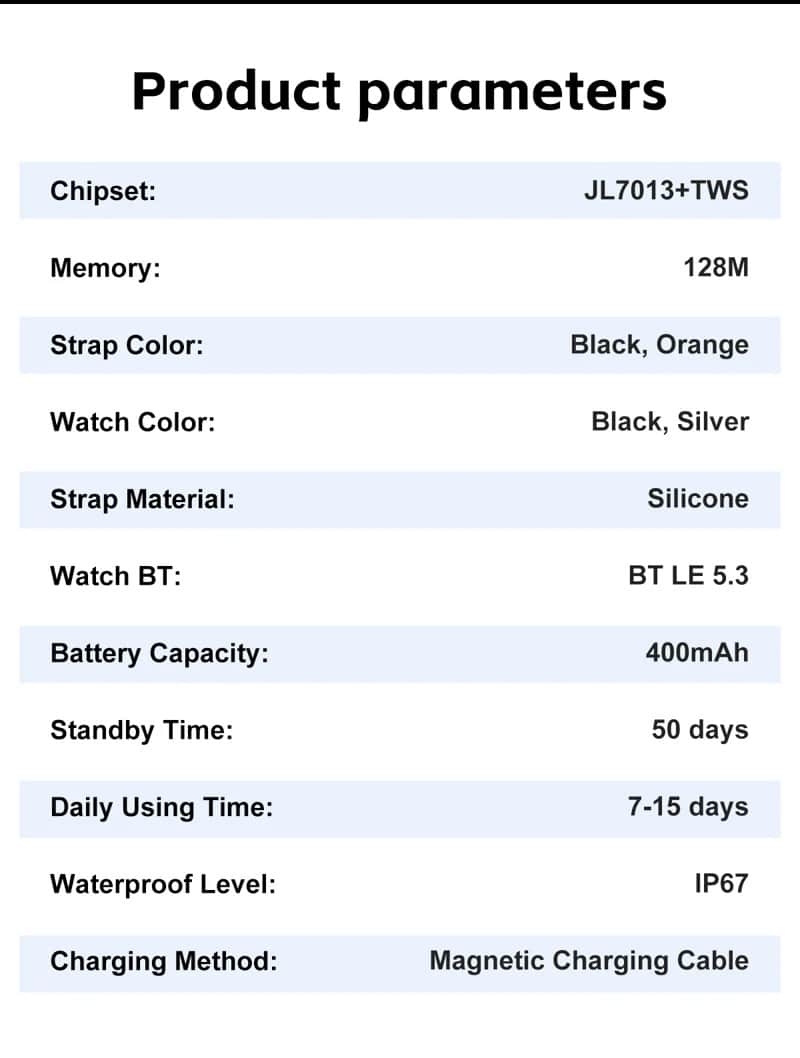 GT99 2-in-1 Smart Watch with TWS Earbuds - detail 20