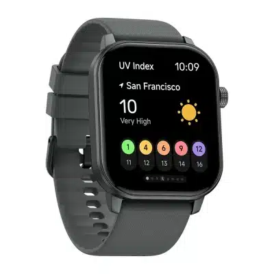 GTS 3 GPS 2.01-Inch HD Smart Watch with 3ATM, Bluetooth Calling, HRV and 25-Day Battery Saver