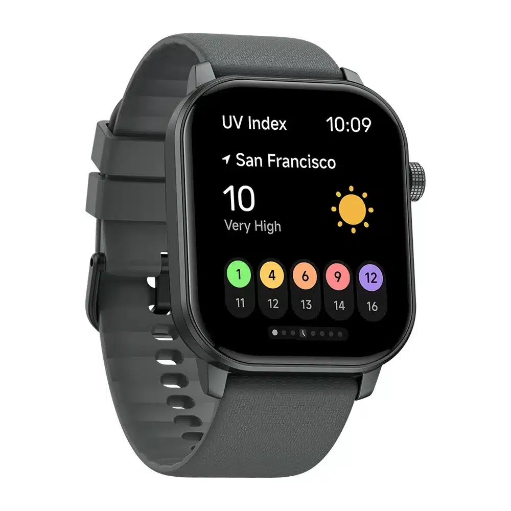 wearablemaster-gts-3-gps-2-01-inch-smart-watch-3atm-bluetooth-calling-gallery-01 GTS 3 GPS 2.01-Inch HD Smart Watch with 3ATM, Bluetooth Calling, HRV and 25-Day Battery Saver - Image 1