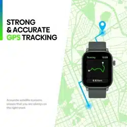 GTS 3 GPS 2.01-Inch HD Smart Watch with 3ATM, Bluetooth Calling, HRV and 25-Day Battery Saver - Image 8