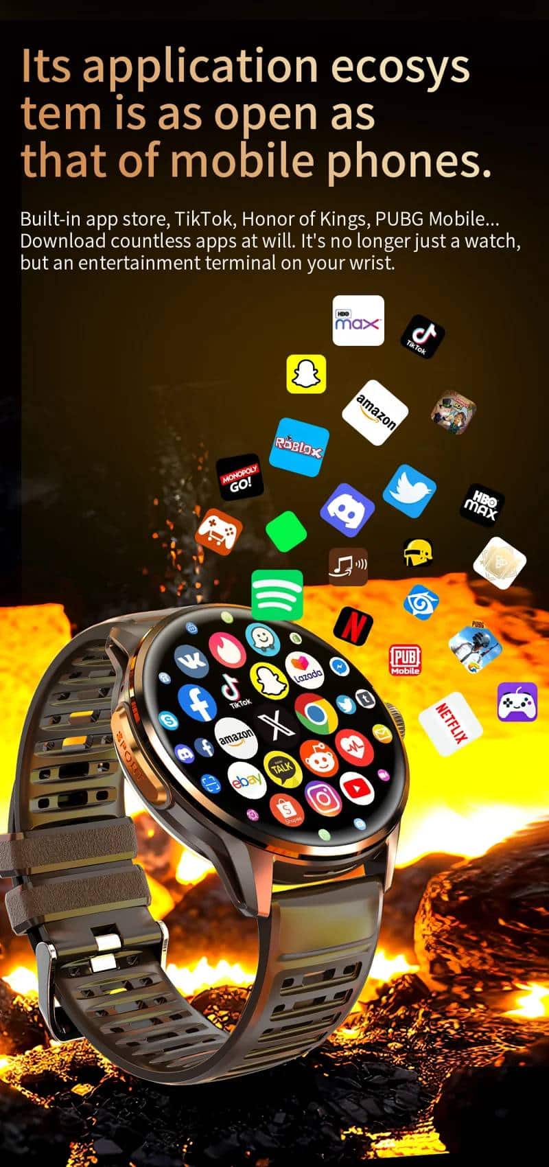 H100 4G Android Smart Watch - detail 09