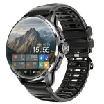 H100 4G Android Smart Watch with 1.8-Inch AMOLED Touchscreen, 3GB + 32GB Storage, Nano-SIM Calling, GPS Positioning, NFC Access Control, 190° Rotating Camera, Wi-Fi and 950mAh Battery