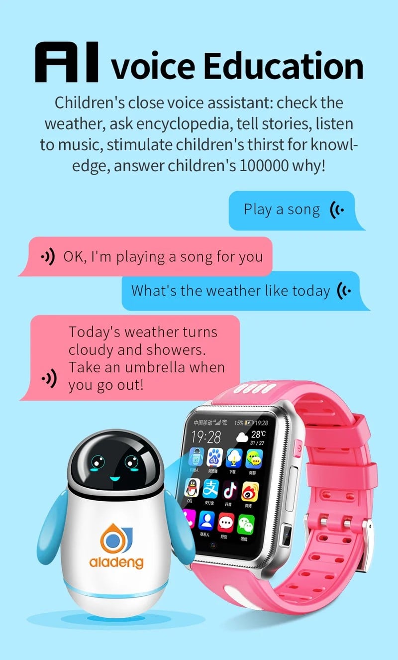 H1PRO Android 4G GPS Kids Smart Watch - detail 13