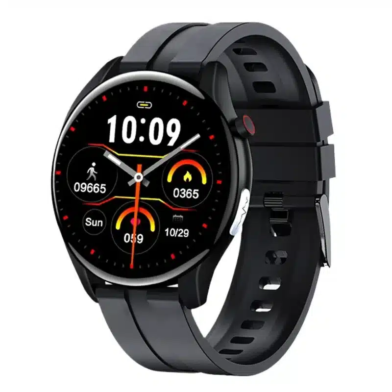 wearablemaster-h5-1-28-inch-hd-ecg-smart-watch-ip68-gallery-01 H5 1.28-Inch HD Smart Watch with ECG, HRV, Bluetooth Calling, IP68 and 15-Day Standby - Image 1