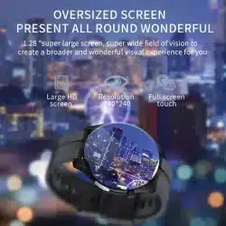 H5 1.28-Inch HD Smart Watch with ECG, HRV, Bluetooth Calling, IP68 and 15-Day Standby - Image 3