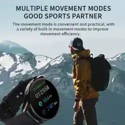 H5 1.28-Inch HD Smart Watch with ECG, HRV, Bluetooth Calling, IP68 and 15-Day Standby - Image 8