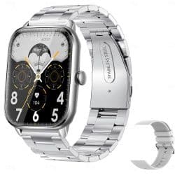 KT65 HD Bluetooth Calling Smart Watch - variant golden steel