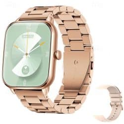 KT65 HD Bluetooth Calling Smart Watch - variant silver steel