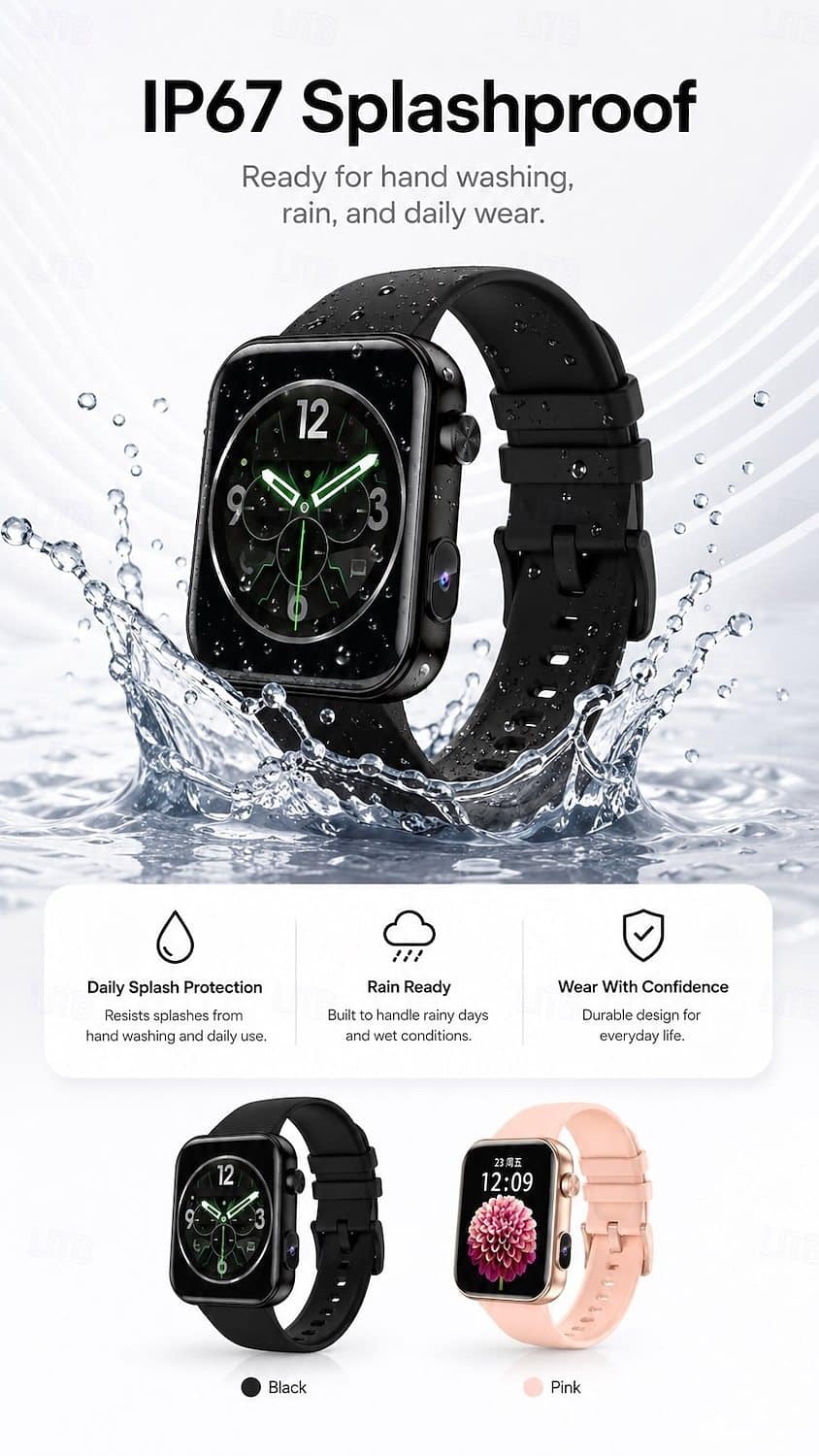 P51 HD Camera Bluetooth Calling Smart Watch - detail 03