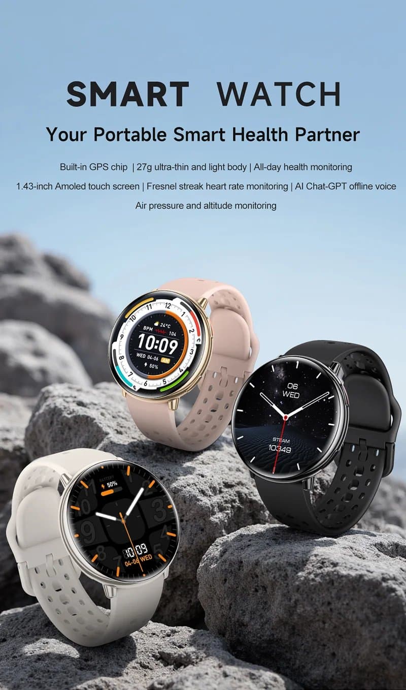 HD21 Women GPS AMOLED Smart Watch - detail 01