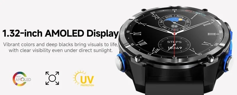 HD350 Pro GPS AMOLED Smart Watch - detail 04
