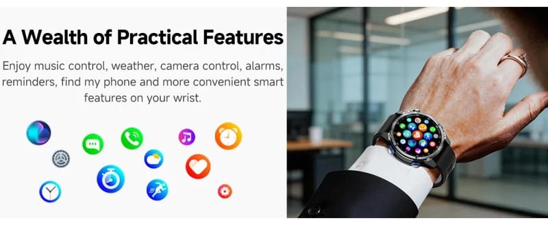 HD350 Pro GPS AMOLED Smart Watch - detail 18
