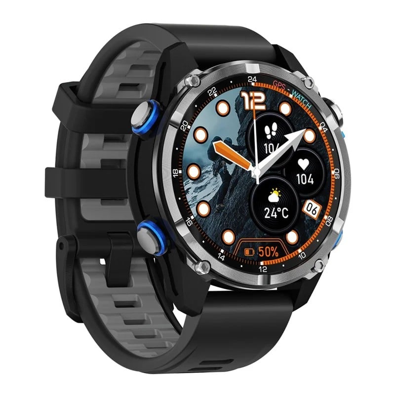 HD350 Pro GPS AMOLED Smart Watch with 1.32-Inch 466×466 Display, Six-Satellite Positioning, 100+ Sports Modes, Outdoor Sensors, 540mAh Battery and 3ATM Protection - gallery-01 HD350 Pro GPS AMOLED Smart Watch - gallery 01