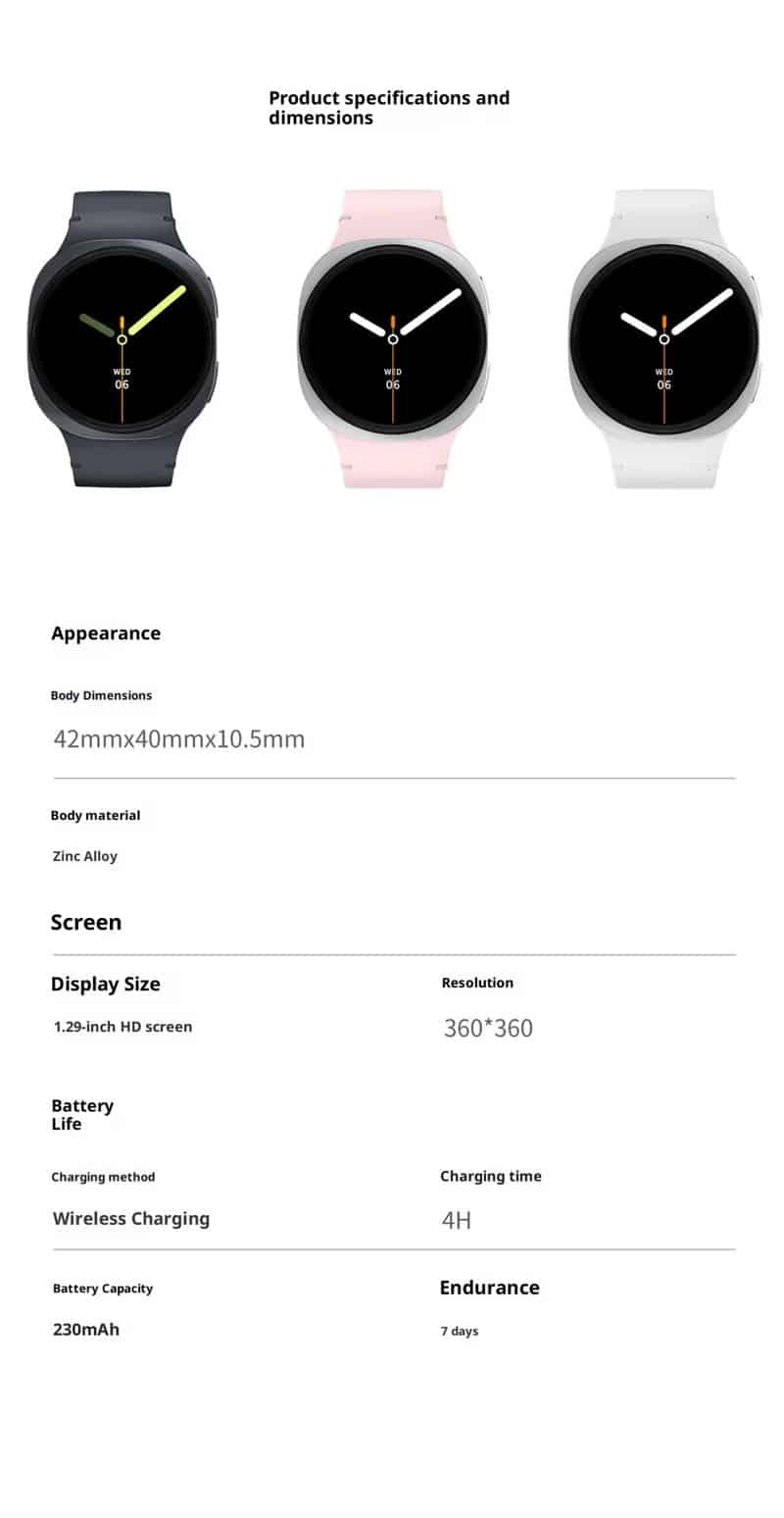 HD8 Mini Calling Smart Watch - detail 21