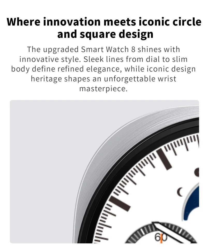 HD8 Round Calling Smart Watch - detail 04