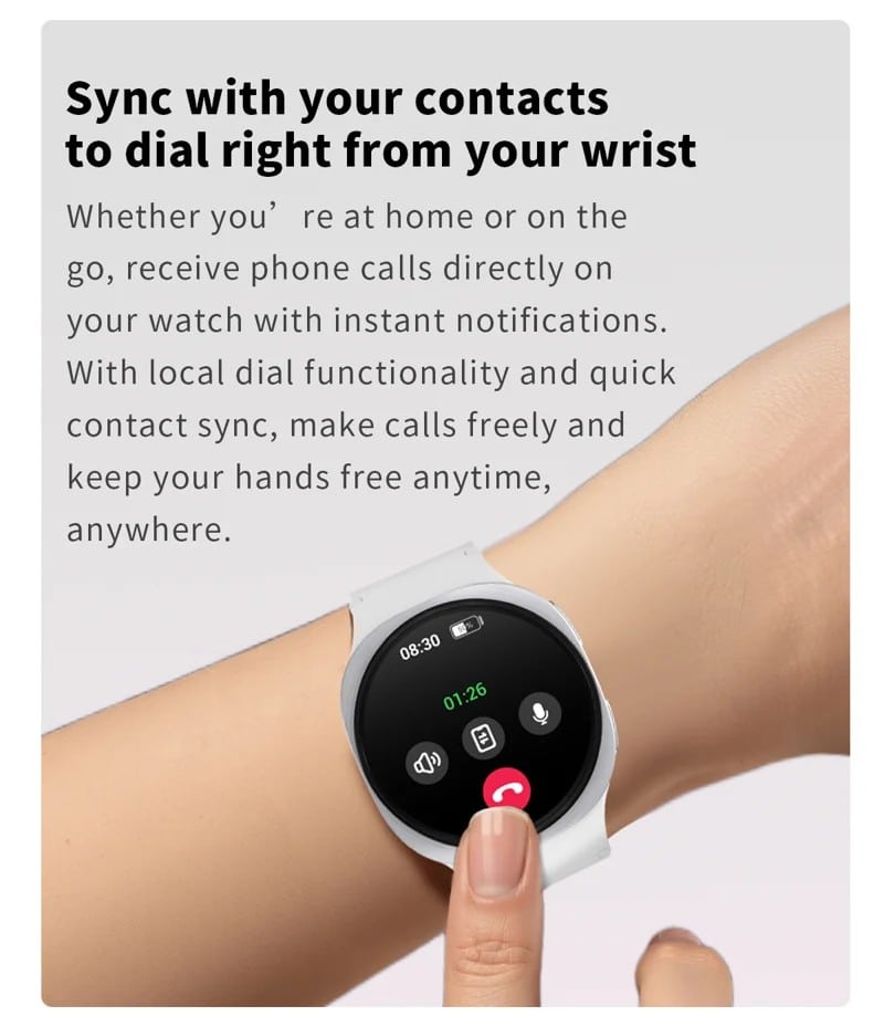 HD8 Round Calling Smart Watch - detail 12