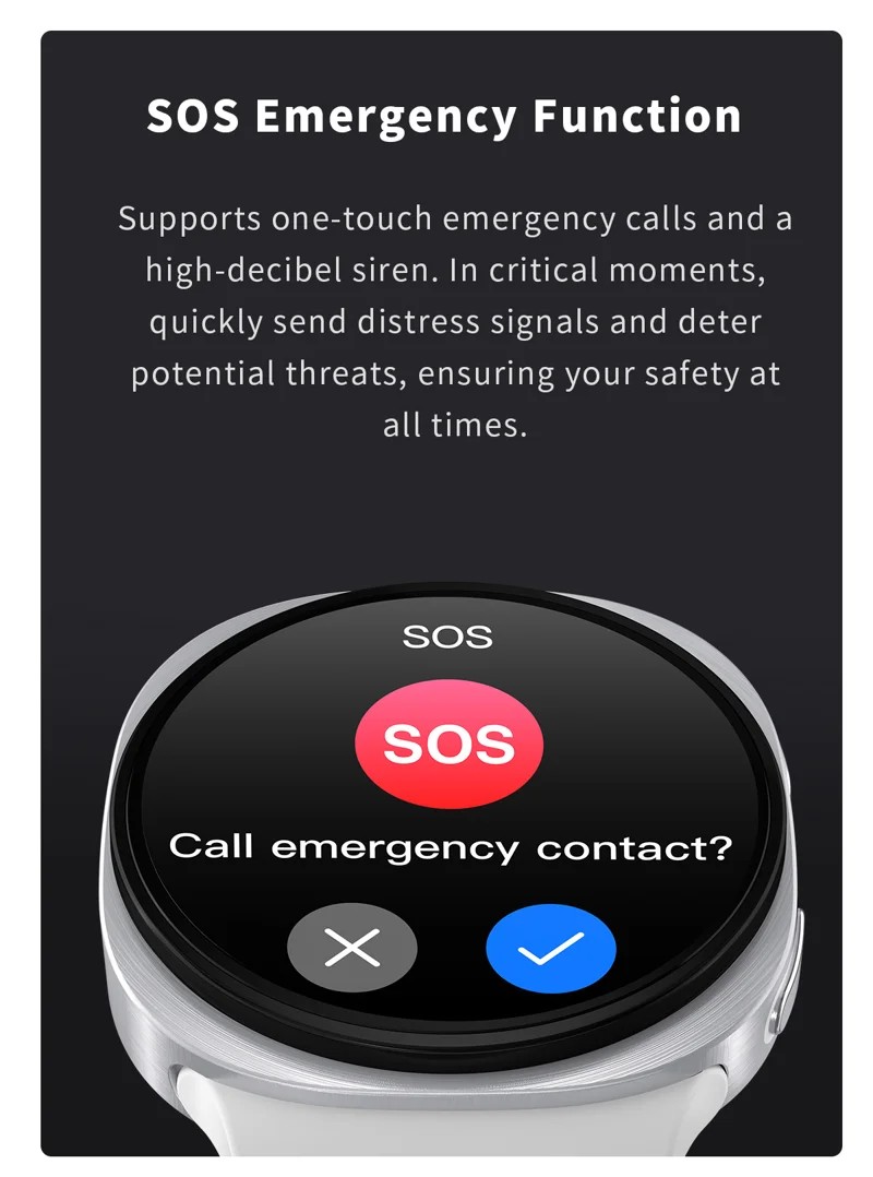 HD8 Round Calling Smart Watch - detail 13