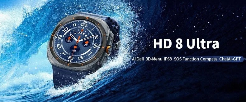 HD8 Ultra Calling Smart Watch - detail 01