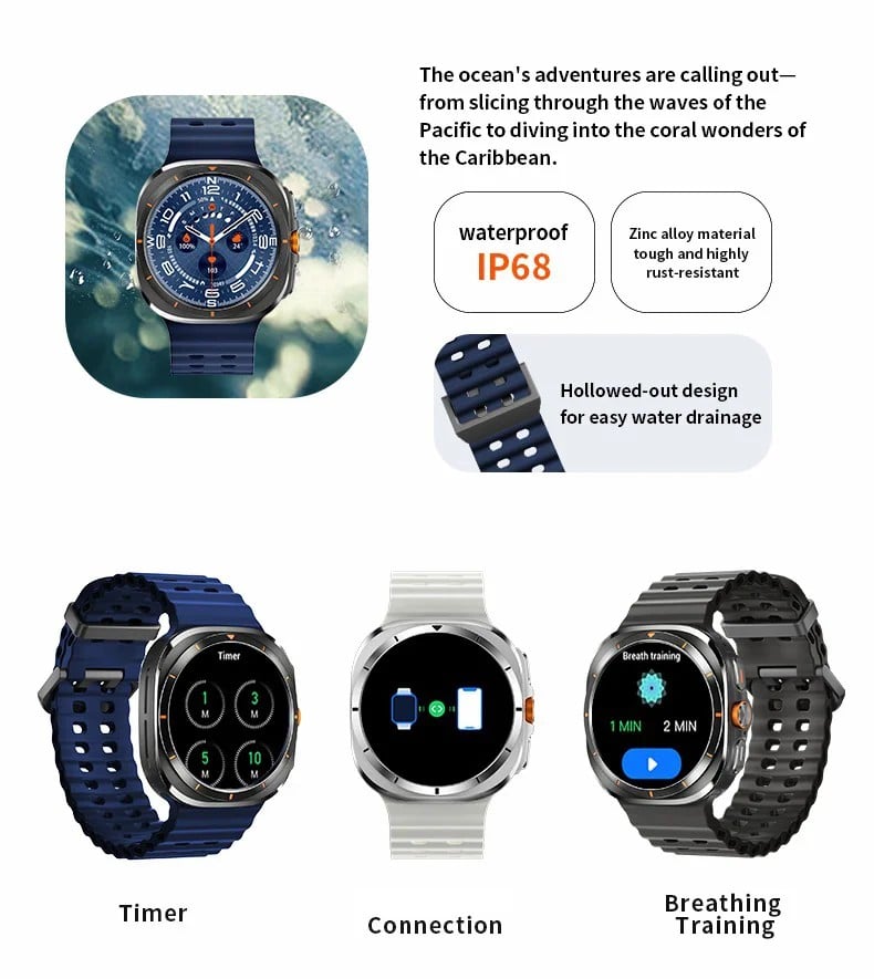 HD8 Ultra Calling Smart Watch - detail 06
