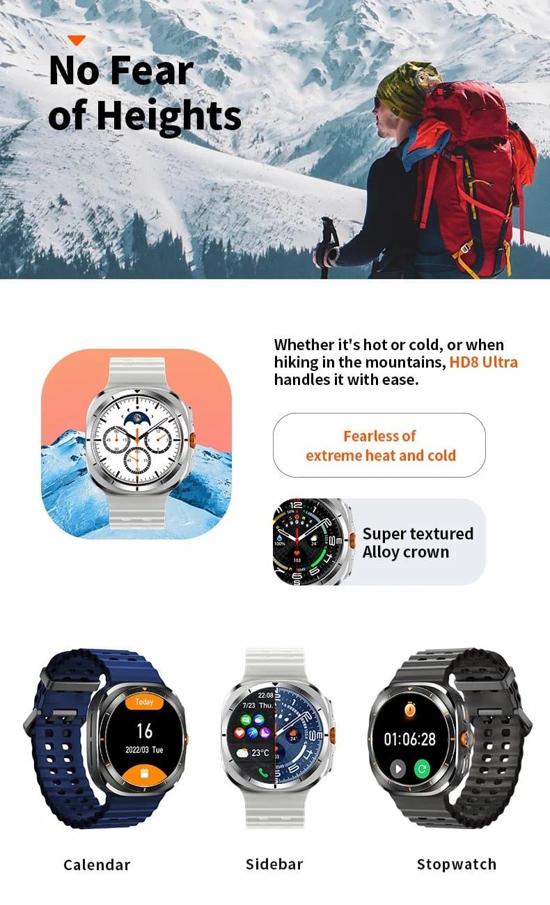 HD8 Ultra Calling Smart Watch - detail 07