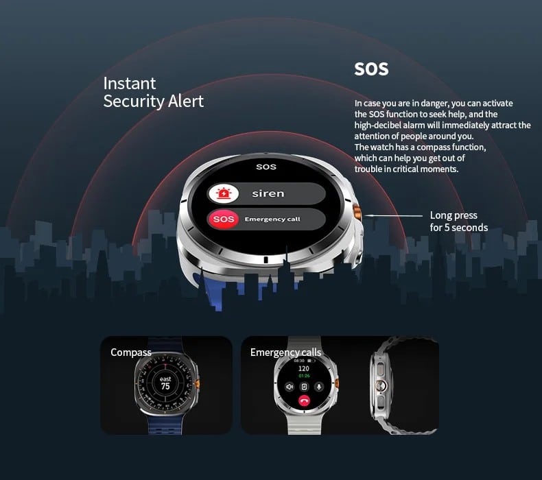 HD8 Ultra Calling Smart Watch - detail 08