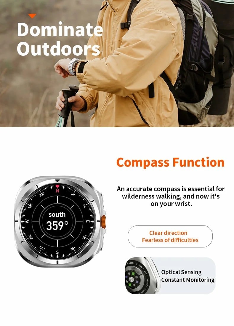 HD8 Ultra Calling Smart Watch - detail 09